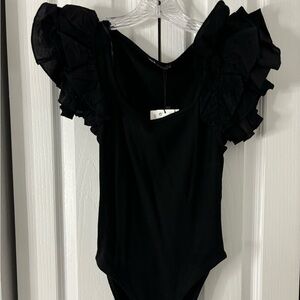 NEW WITH TAG Zara Black Bodysuit